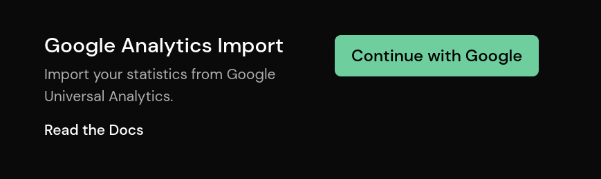 GA Import